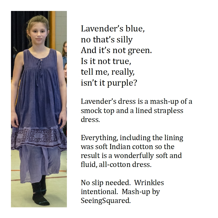 Lavender isn't blue or green, it's purple