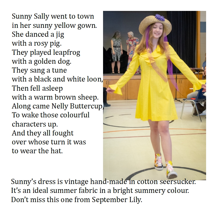 Sunny Sally went to town